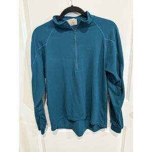 Bicycle Teal Top Women’s Size M Cycling Shirt Jersey Pocket on Back